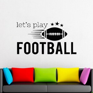 American football, rugby, game, ball, sport,Wall decor,Wall Decal,Window Sticker,Vinyl sticker Handmade 2348