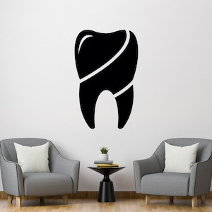 Dental Clinic Wall Decal | Dental Wall Sticker | Dental Clinic Wall Décor | Tooth wall decal 2589