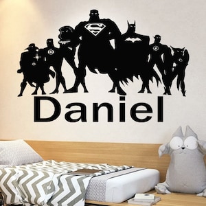 Avengers Wall Decal Superhero Wall Decor Avengers Wall Stickers 5042