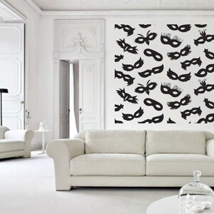 Italy,Venice Wall Decal, Carnival decor, Mask, Gondola  Italian food,Decal Window Sticker Room Vinyl sticker Handmade2405