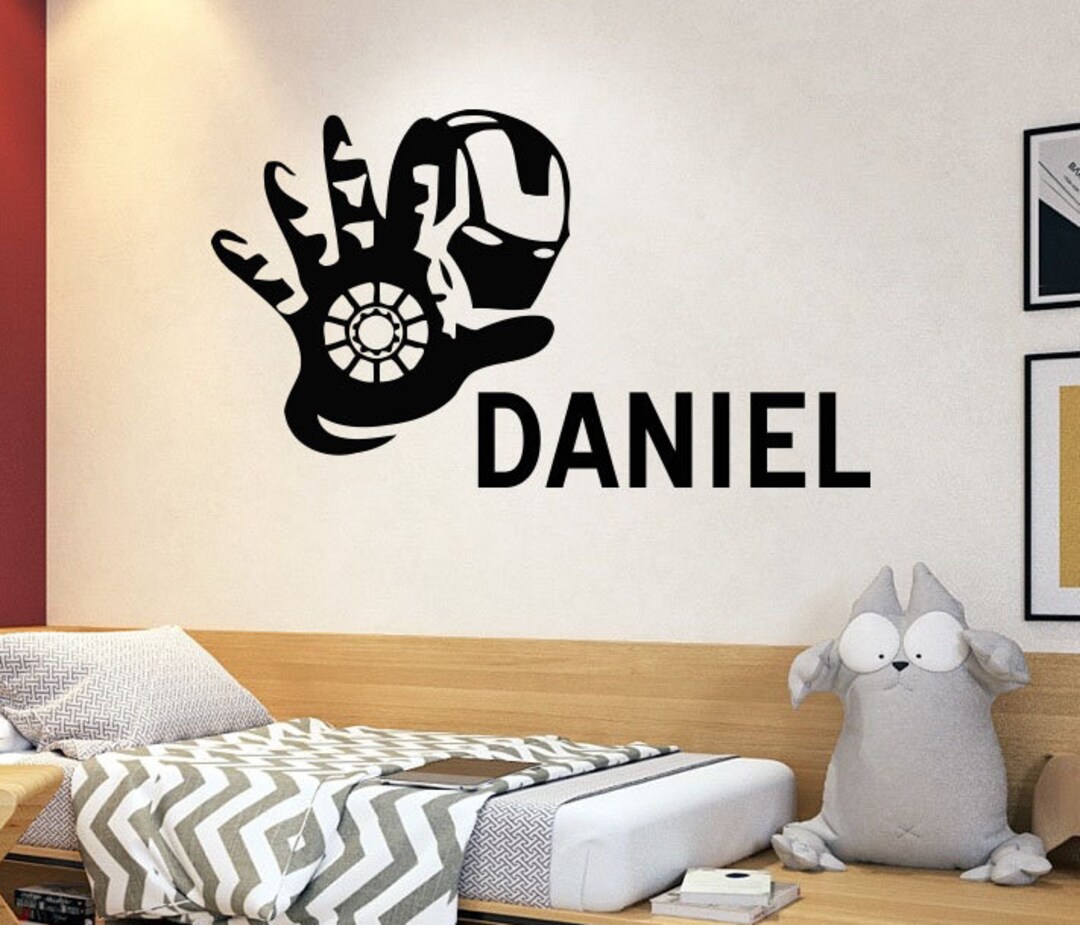Avengers Wall Decal Superhero Wall Decor Avengers Wall Stickers 5049 - Etsy