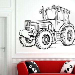 Farming Truck Wall Decal Farming Truck Wall Sticker For Kids 5224