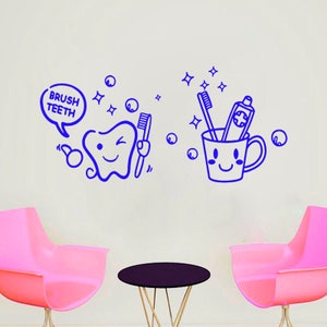 Dental Clinic Wall Decal | Dental Wall Sticker | Dental Clinic Wall Décor | Tooth wall decal 2999