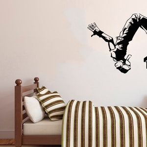 Parkour Wall Decal | Parkour Wall Sticker | Parkour Wall Decor 2623