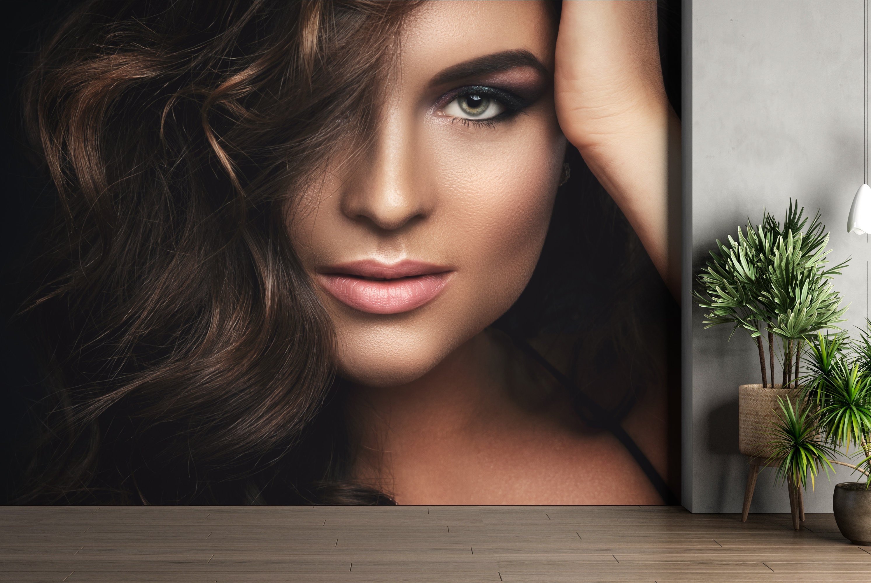 Hair Salon Face Peel and Stick Wallpaper for Beauty Salon Self Etsy