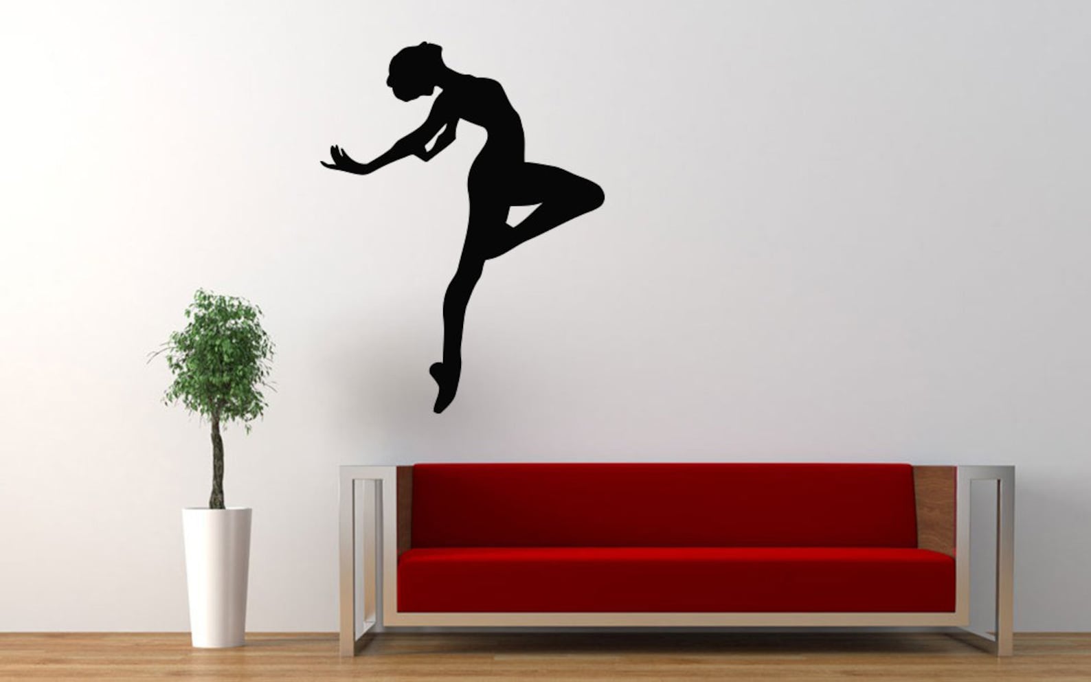 ballet, dance, ballet tutu, pointe shoes, ballet school wall decal window sticker handmade 1602