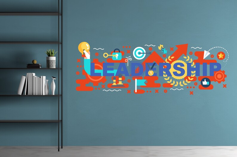 Sticker On Leadership Inspire Leadership Quote Wall Decal | Teamwork Office Decor ...