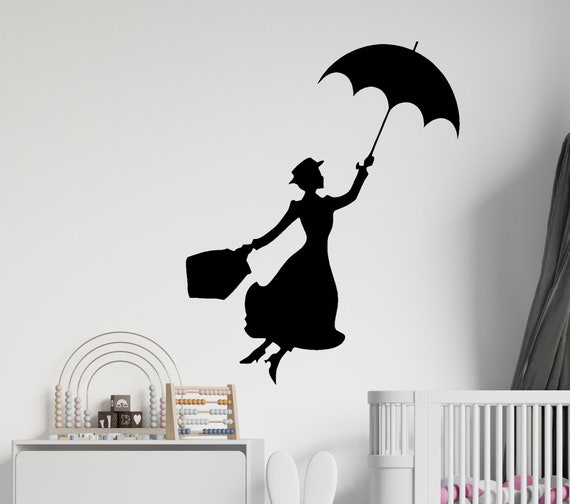 Mary Poppins Returns Wall Decal Cartoon Decals for Nursery | Etsy