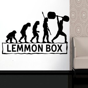 Fitness Wall Decal | Workout Wall Decal | Gym Wall Decor | Motivational Quote Wall Decal z66