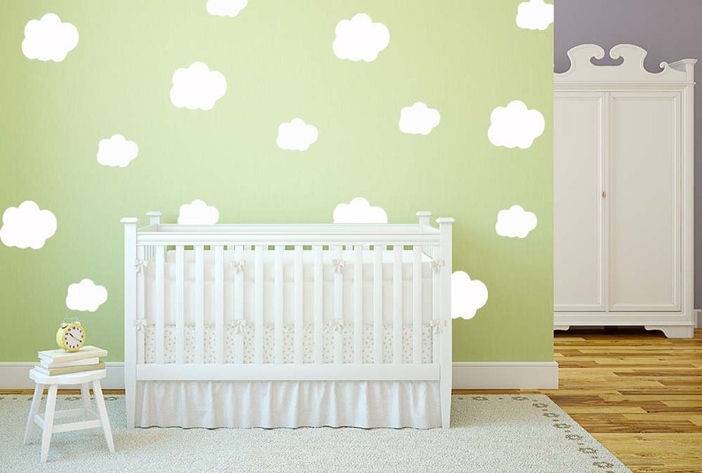 Clouds Wall Decal Clouds Wall Decor for Nursery Clouds Etsy