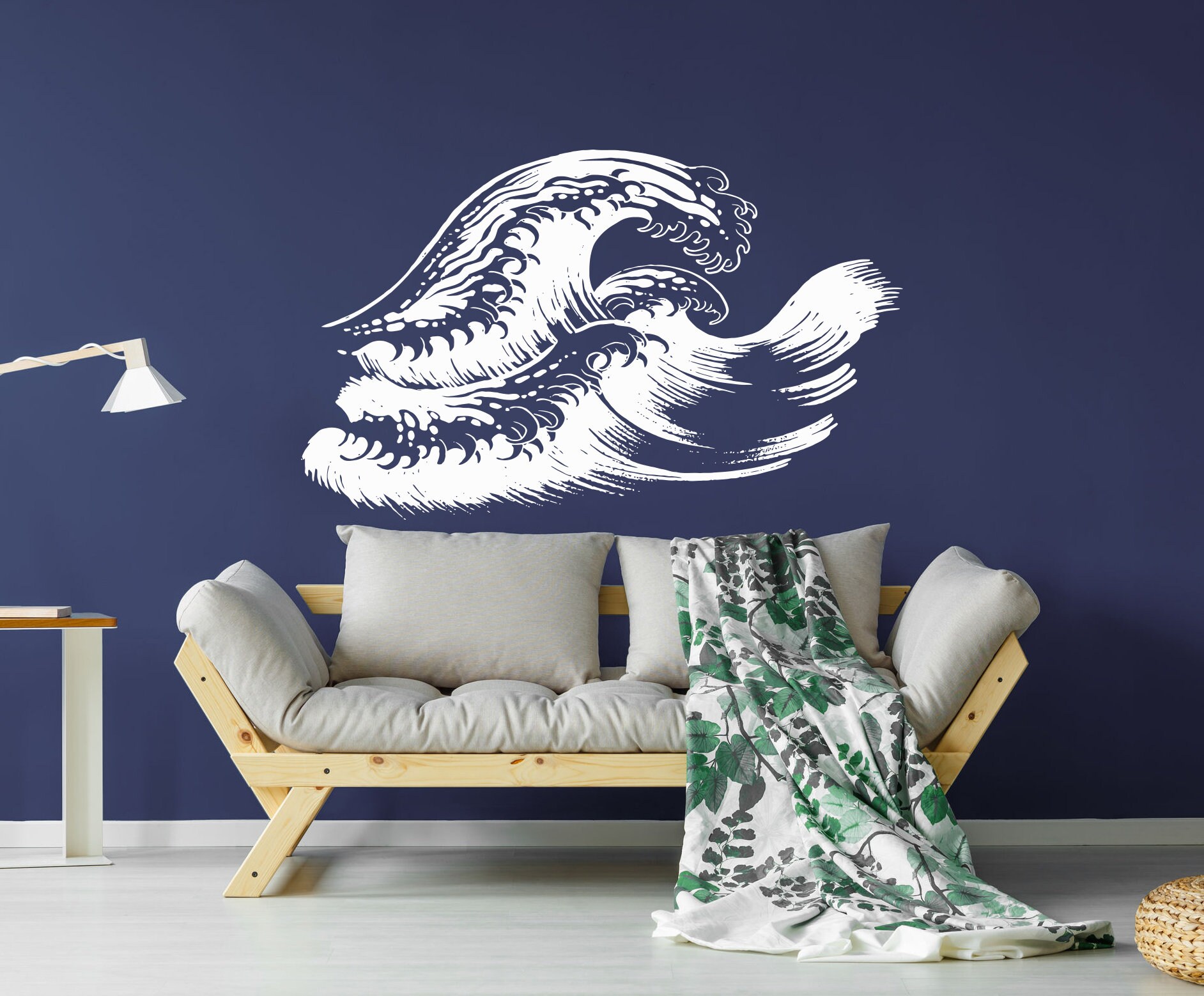 Ocean Wave Wall Decal Ocean Wave Wall Sticker Ocean Wave Etsy