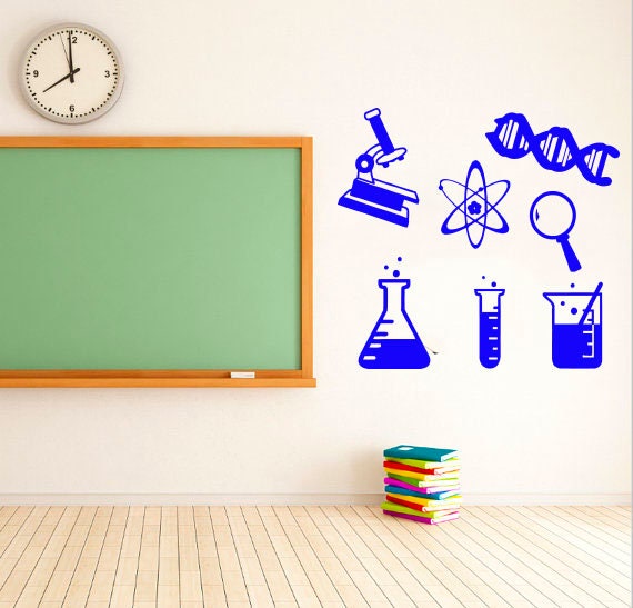 School Science Scientist School Class Window Decal Etsy