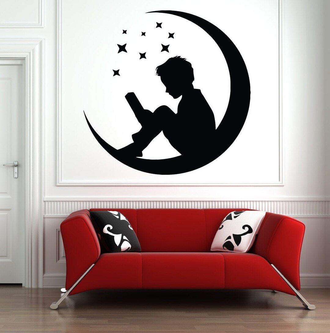 Books Wall Decal Reading Wall Decal Library Wall Decal Book Quote Wall