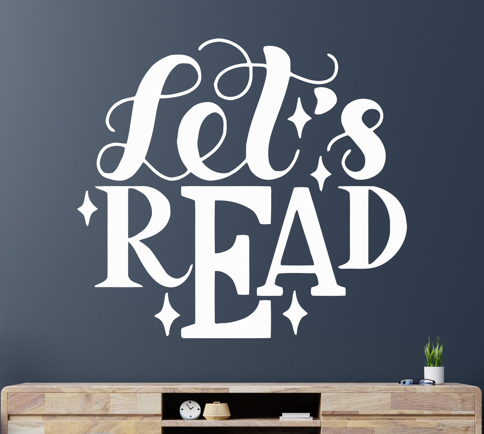 Books Wall Decal Reading Wall Decal Library Wall Decal Etsy