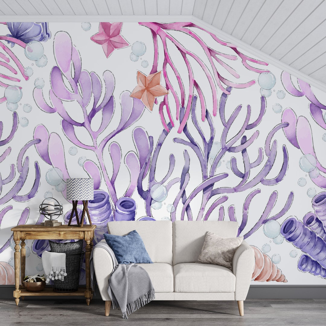 Under the Sea Wallpaper Peel and Stick Fish Ocean Self Adhesive Mural