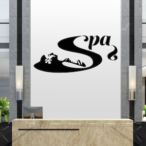 Spa salon Wall Decals Facials Skincare Quote Wall Sticker Beauty Salon Wall Decal Woman Face Wall Art t189