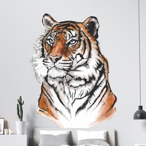 Tiger Wall Decal | Tiger Wall Sticker | Tiger Wall Decor TGC5