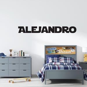 Personalized Star Wars-Inspired Wall Decal with Custom Name – Jedi-Style Room Decoration