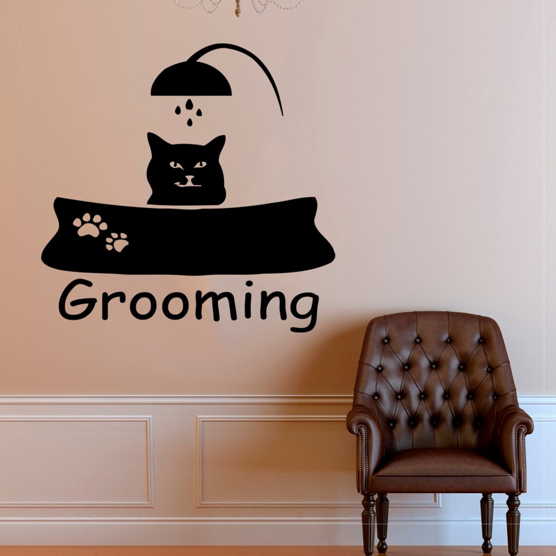 Pet GroomingPet carePet Grooming salon Wall Decal.Window Etsy