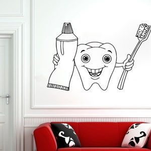 Dental Clinic Wall Decal | Dental Wall Sticker | Dental Clinic Wall Décor | Tooth wall decal 2993