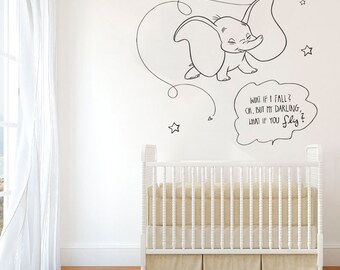 You Are So Precious To Me Dumbo Wall Sticker Wall Chick Decal Art Sticker Quote You Are So Precious To Me Dumbo Wall Sticker Wall Chick Decal Art Sticker Quote