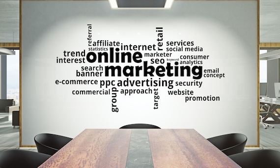Office Wall Decal Teamwork Quote Wall Sticker Office Decor Inspire