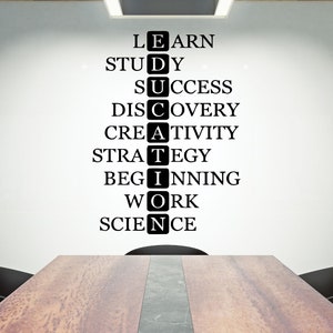 Office Wall Decal Teamwork Quote Wall Sticker Office Decor Inspire Office Quote Motivation Idea Wall Art 1567re