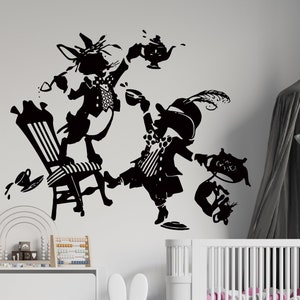 Alice in Wonderland Wall Decal | Alice Wall Decor | Cartoon Wall Sticker AL3