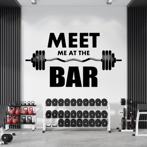 Decals for Gym  Workout Wall Decal Gym Wall Decor Motivational Quote Wall Decal Fitness Decals ftn9