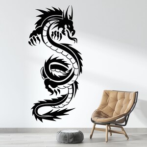Dragon Wall Sticker Removable Vinyl Decal for Kids’ Room Game Room Decor 4652