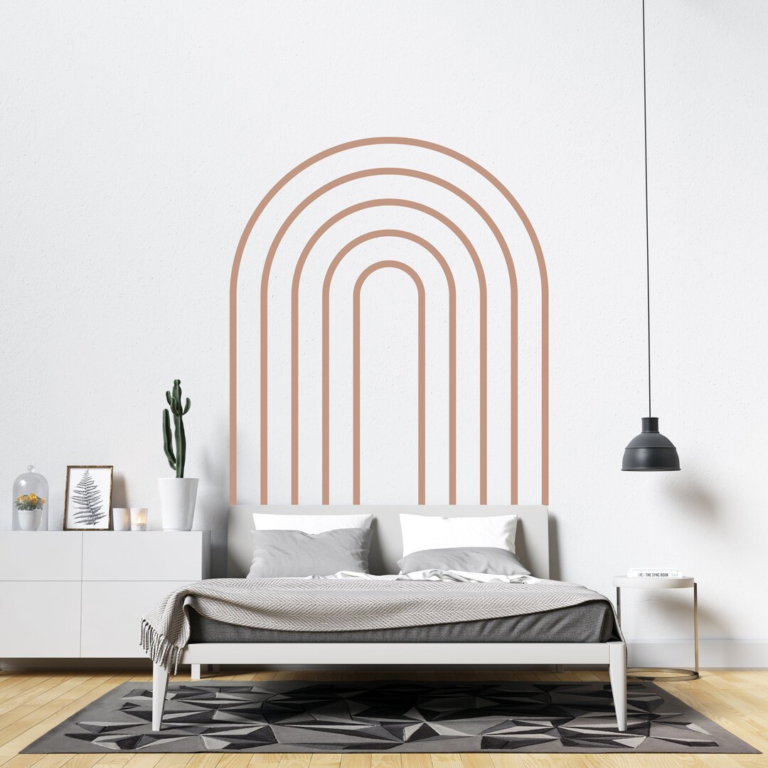 Boho Wall Decal Bohemian Abstract Wall Art Boho Wall Decor Geometric ...