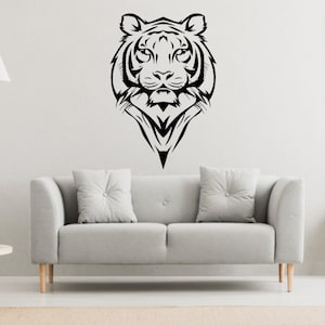 Tiger Wall Decal | Tiger Wall Sticker | Tiger Wall Decor JG7