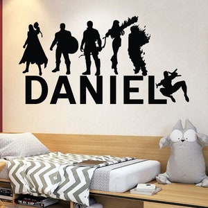 Avengers Wall Decal Superhero Wall Decor Avengers Wall Stickers 5051