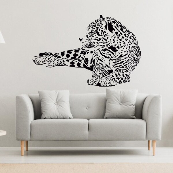 Leopard Wall Decor Etsy
