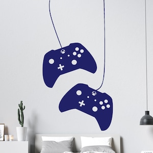 Gamer Wandtattoo Videospiele Wandsticker Gamer Controller Wandtattoo Gaming Zimmer Dekor CUS131