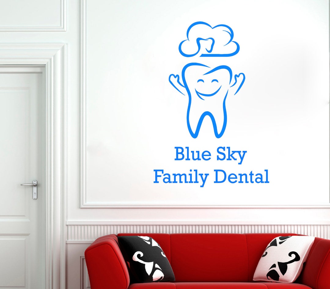 Dental Clinic Wall Decal Dental Wall Sticker Dental Clinic Etsy