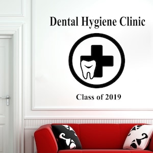 Dental Clinic Wall Decal | Dental Wall Sticker | Dental Clinic Wall Décor | Tooth wall decal z73