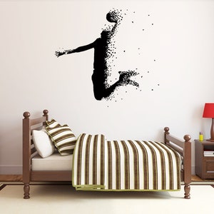 Basketball Wall Decal | Basketball Wall Decor | Custom Name Basketball Player | Basketball Wall Sticker bs12