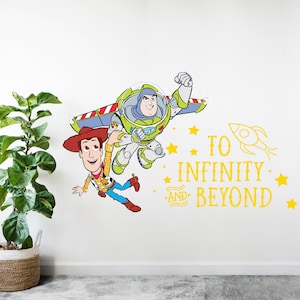 Toy Story Wall Decal To infinity and beyond Wall Sticker cus204