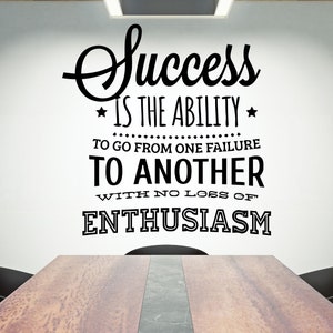 Office Wall Decal Teamwork Quote Wall Sticker Office Decor Inspire Office Quote Motivation Idea Wall Art 1562re