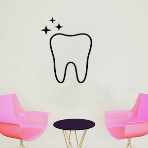 Dental Clinic Wall Decal | Dental Wall Sticker | Dental Clinic Wall Décor | Tooth wall decal 1295