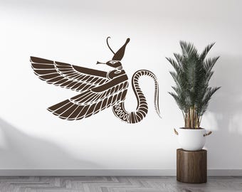Muursticker Egyptische slang: decor oud Egypte 2682