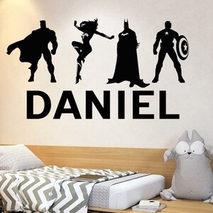 Avengers Wall Decal Superhero Wall Decor Avengers Wall Stickers 5044
