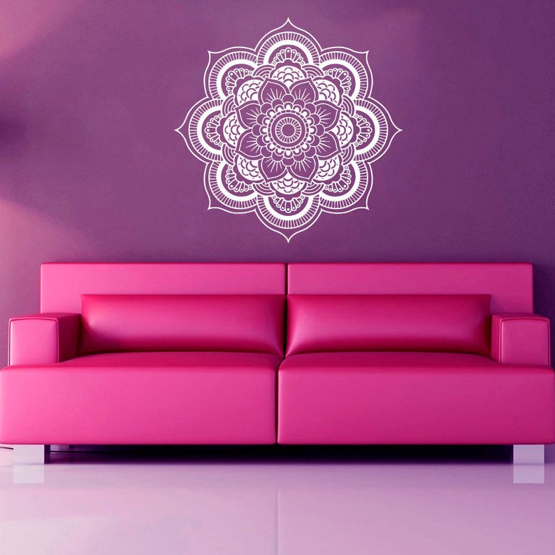 Download Mandala Sticker Mandala Decal Mandala Window Decal Wall Decal Window Sticker Handmade 1823 Mandala Car Decal Home Living Wall Decor