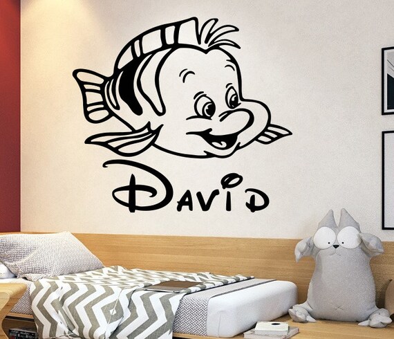 Princess Ariel Vinyl Wall Decal: Little Mermaid Nursery Decor 4104