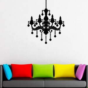 Chandelier Wall Decal | Chandelier Wall Decor | Chandelier Wall Sticker 1814