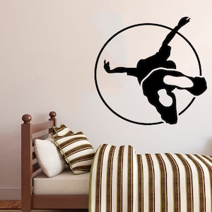 Parkour-muursticker | Muursticker parkour | Parkour-muurdecoratie 2608