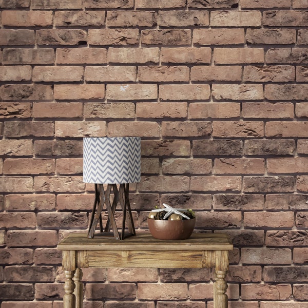 Brick Peel and Stick Wallpaper Etsy