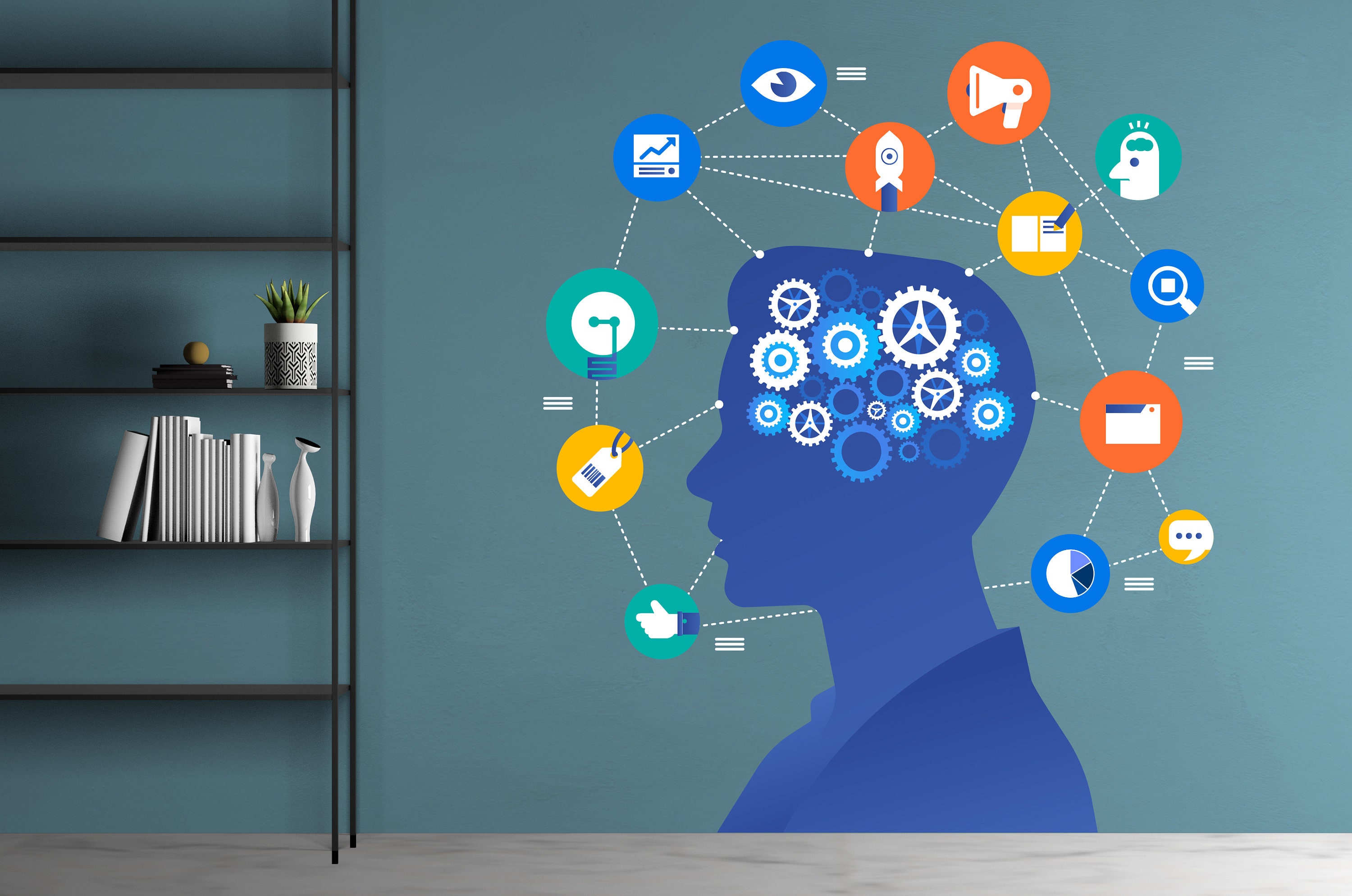 Think Big Office Wall Decal Teamwork Quote Wall Sticker Office Etsy