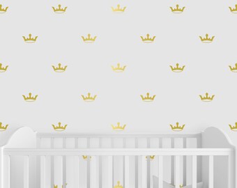 Princess Crown Wall Decal: Custom Name Girls Room Decor CR17